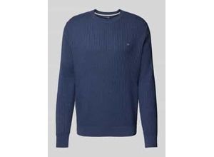 4068444651079 - Regular Fit Strickpullover mit Strukturmuster
