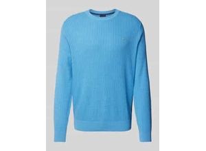 4068444652144 - Regular Fit Strickpullover mit Strukturmuster