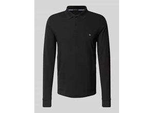 4068444667674 - Slim Fit Poloshirt mit Logo-Stitching