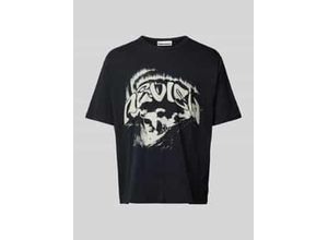 4068444677055 - T-Shirt mit Label-Print