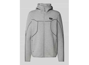 4068444682134 - Sweatjacke mit Ziernähten und Viskose-Anteil