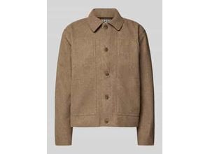 4068444723707 - Regular Fit Hemdjacke mit aufgesetzten Taschen