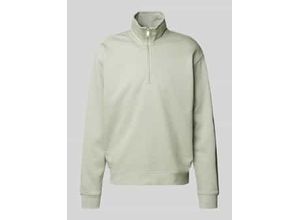 4068444733225 - Sweatshirt mit Troyer-Kragen