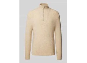4068444735106 - Strickpullover mit Woll-Anteil und Troyer-Kragen 4068444735106 - Strickpullover mit Woll-Anteil und Troyer-Kragen