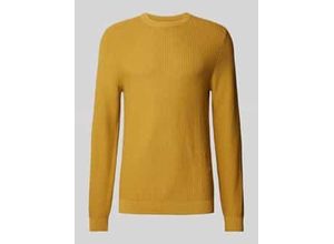 4068444735151 - Regular Fit Strickpullover aus reiner Baumwolle