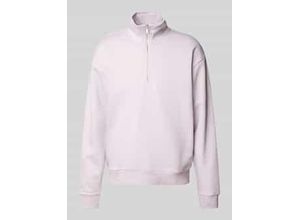 4068444739272 - Sweatshirt mit Troyer-Kragen