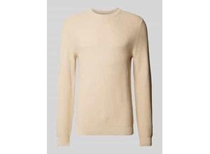 4068444740322 - Regular Fit Strickpullover aus reiner Baumwolle