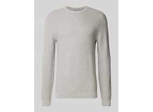 4068444743002 - Regular Fit Strickpullover aus reiner Baumwolle