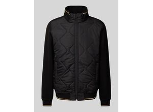 4068444850076 - Sweatjacke mit Stehkragen