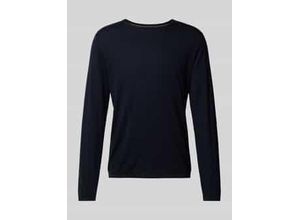 4068444850472 - Regular Fit Strickpullover aus reiner Baumwolle mit Rundhalsausschnitt