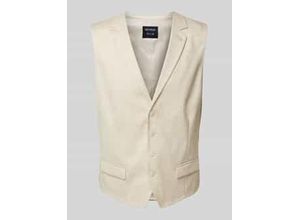 4068444863700 - Slim Fit Weste mit Lyocell- und Leinen-Anteil 4068444863700 - Slim Fit Weste mit Lyocell- und Leinen-Anteil
