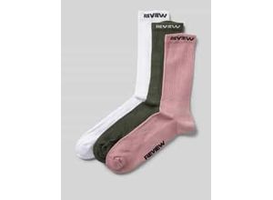 4068444871712 - Socken mit Label-Print im 3er-Pack