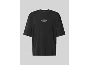4068444911180 - Oversized T-Shirt mit Label-Stitching