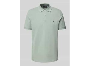 4068444936589 - Poloshirt mit Label-Stitching