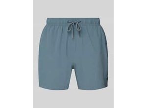 4068444971610 - Relaxed Fit Badeshorts mit Strukturmuster