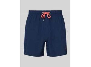 4068444971702 - Relaxed Fit Badeshorts mit Logo-Stitching