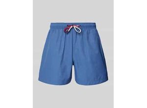 4068444972570 - Relaxed Fit Badeshorts mit Logo-Stitching