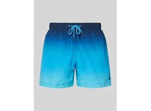 4068444973720 - Relaxed Fit Badeshorts mit Logo-Stitching