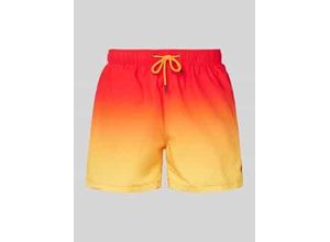 4068444973973 - Relaxed Fit Badeshorts mit Logo-Stitching