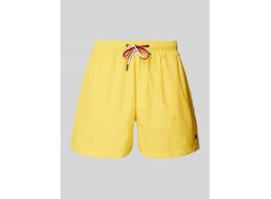 4068444975434 - Relaxed Fit Badeshorts mit Logo-Stitching