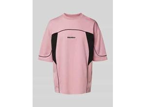 4068444996699 - Oversized T-Shirt mit Label-Print