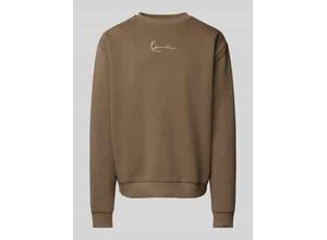 4068534786797 - Sweatshirt mit Label-Stitching