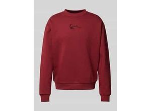 4068534786865 - Sweatshirt mit Label-Stitching