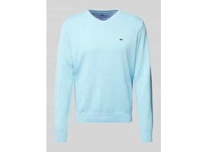 4068544041848 - Strickpullover mit Logo-Stitching