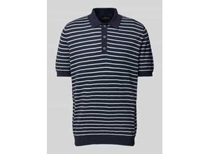 4068544098156 - Regular Fit Poloshirt mit gerippten Abschlüssen