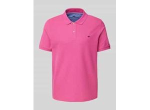 4068544110919 - Regular Fit Poloshirt mit Logo-Stitching