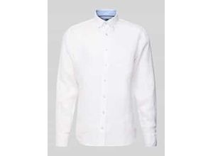 4068544112623 - Regular Fit Leinenhemd mit Button-Down-Kragen