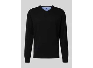 4068544257447 - Strickpullover mit Logo-Detail