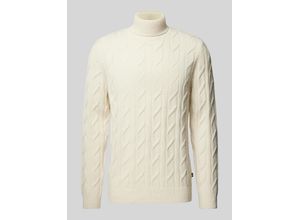 4068552029593 - Rollkragenpullover mit Label-Detail Modell Francis