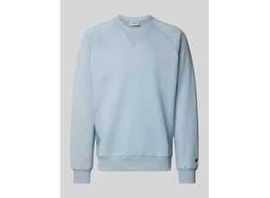 4068584013546 - Sweatshirt mit gerippten Abschlüssen