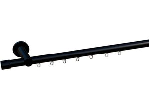 4068585002105 - Gardinenstange INDEKO Bern Gardinenstangen Gr L 280 cm 1 St 3 läufig silberfarben (satin silberfarben) Gardinenstangen nach Maß Innenlauf Komplett-Set inkl Gleitern und Montagematerial