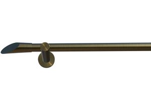 4068585007520 - Gardinenstange INDEKO Marbella Gardinenstangen Gr L 320 cm 1 St 1 läufig silberfarben (messing antik) Gardinenstangen nach Maß