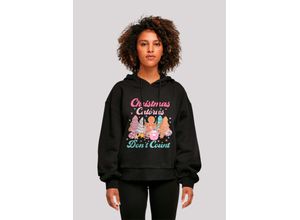 4068641732595 - Kapuzenpullover Weihnachten Calories Dont Count Candy Damen Gr M schwarz Obermaterial 100% Baumwolle casual oversize Langarm Pullover Premium Qualität Christmas Collection