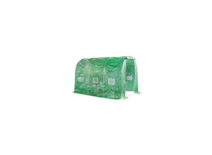 4068645000157 - GARMIO® Foliengewächshaus CICATA Tomatenzelt winterfest 3x2x2m Frühbeet Pflanzenhaus Gemüse und Obst Hochbeet