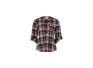 4068696137468 - Hailys Blusenshirt 3 4 P BL Di44nara 6478 black check Kariert Schwarz - Gr S