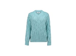 4068696196007 - Strickpullover Pullover Pi44ra lice green Unifarben Blau - Gr S M