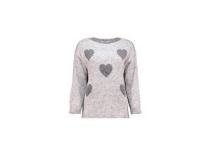 4068696210444 - Rundhalspullover Pullover Ch44iara lgrey WeiteresMuster Grau - Gr L XL