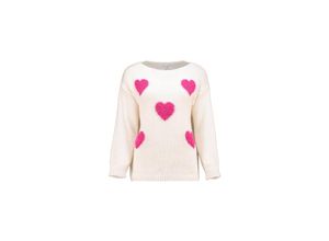 4068696220672 - Rundhalspullover Pullover Ch44iara lbeige pink WeiteresMuster Beige - Gr S M