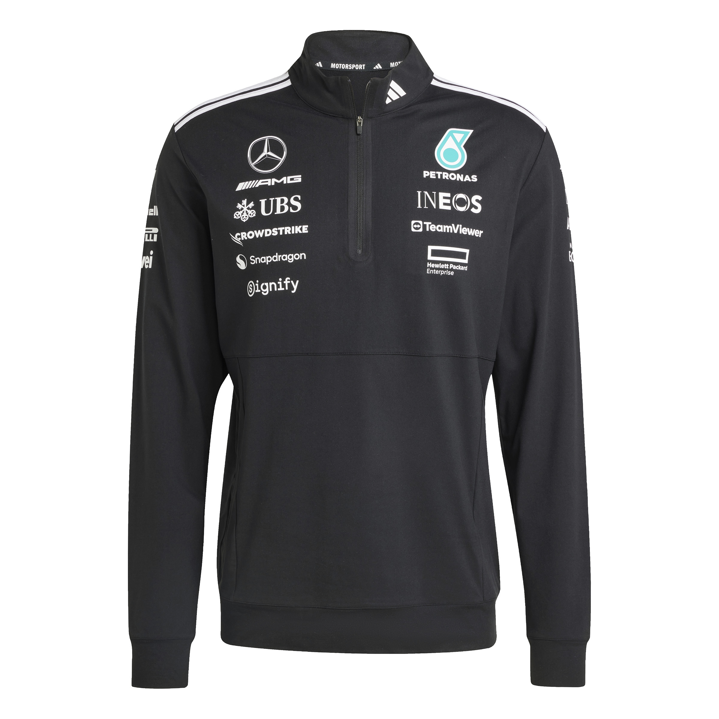 4068802114154 - Sweatshirt 1 4 Reißverschluss adidas Mercedes - AMG Petronas Formula One Team