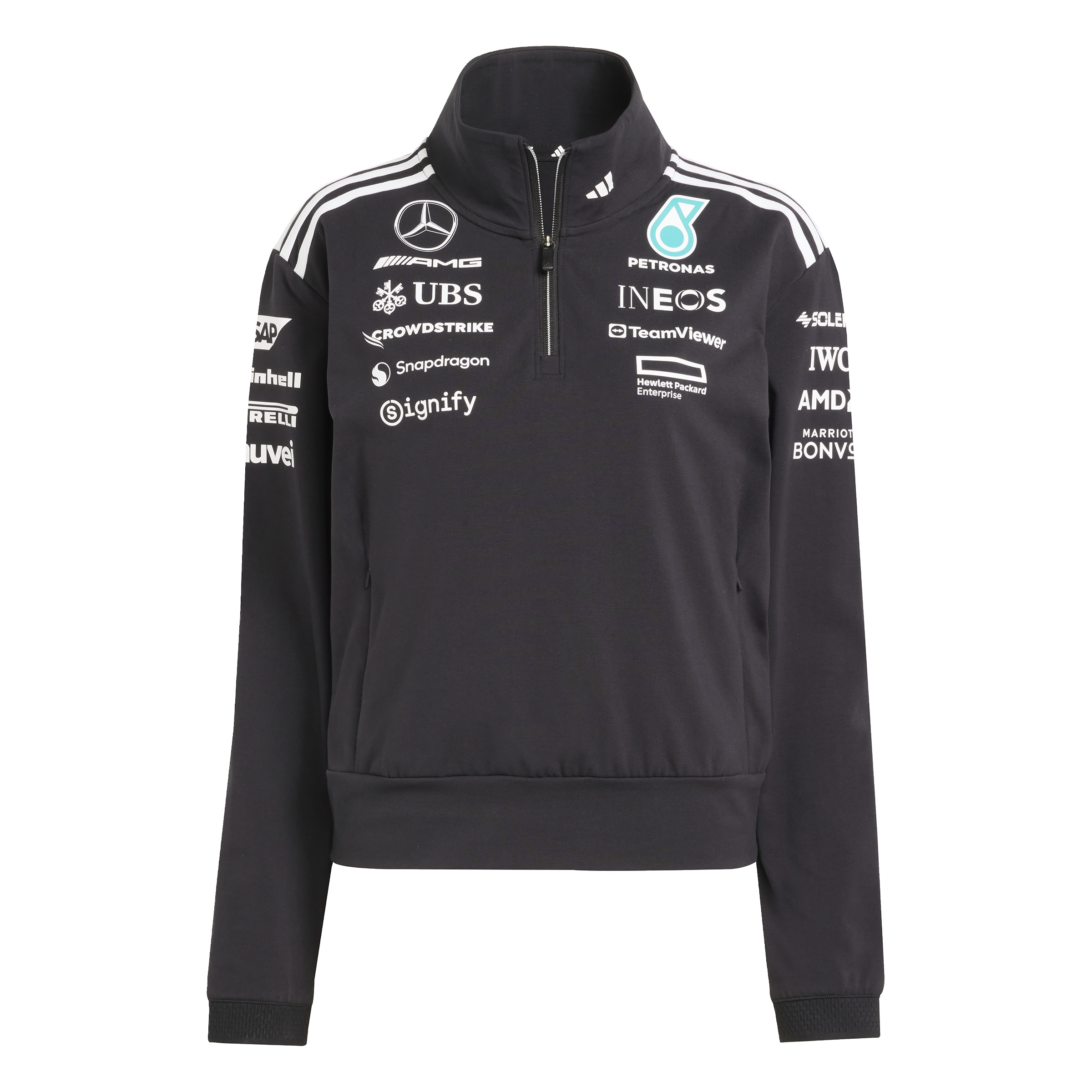 4068802540519 - Sweatshirt mit Reißverschluss Damen adidas Mercedes - AMG Petronas Formula One Team Quarter