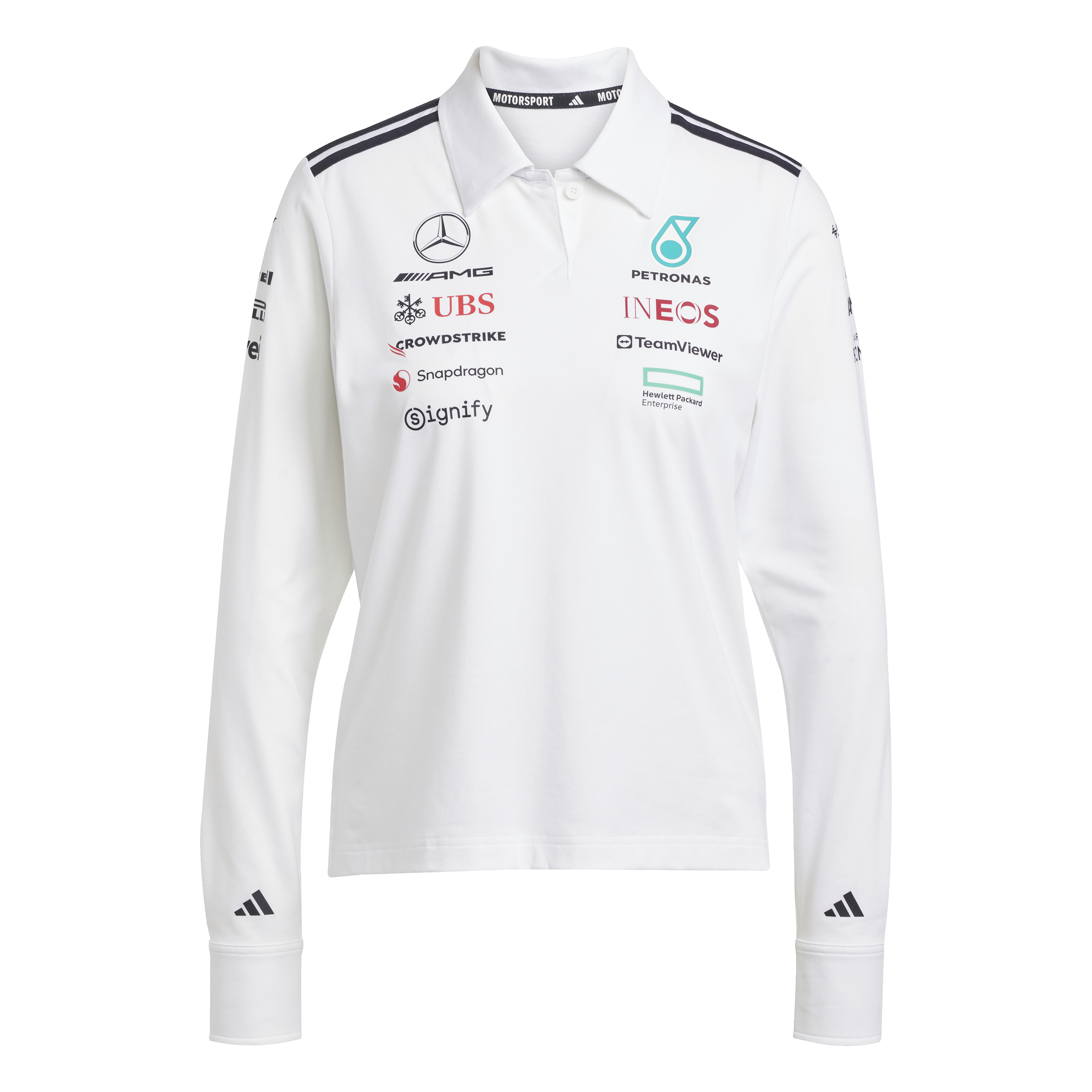 4068802776499 - Polo-Shirt langarm Damen adidas Mercedes - AMG Petronas Formula One Team