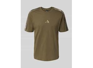 4068806502605 - T-Shirt mit Label-Stitching
