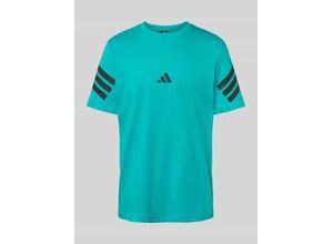 4068806521835 - Regular Fit T-Shirt mit Logo und Rundhalsausschnitt 4068806521835 - Regular Fit T-Shirt mit Logo und Rundhalsausschnitt