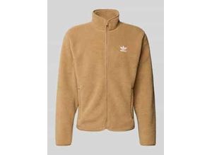 4068807564077 - Regular Fit Sweatjacke mit Logo-Stitching Modell Essentials