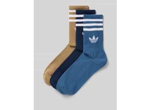 4068807911024 - Socken mit Logo-Stitching Modell Crew im 3er-Pack