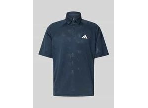 4068808827263 - Regular Fit Poloshirt mit Logo und Reißverschluss